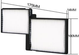 CoreParts CPPF00032 – Filter-Set, Schwarz, Weiss, für Epson AF40