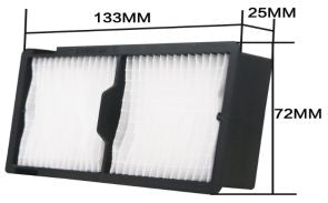 CoreParts CPPF00027 – Filter-Set, Schwarz, Weiss, für Epson AF39