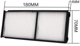 CoreParts CPPF00026 – Filter-Set, Schwarz, Weiss, für Epson AF17