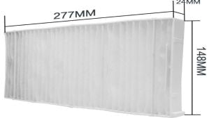 CoreParts CPPF00018 – Filter-Set, weiss, für Panasonic ET-EMF510