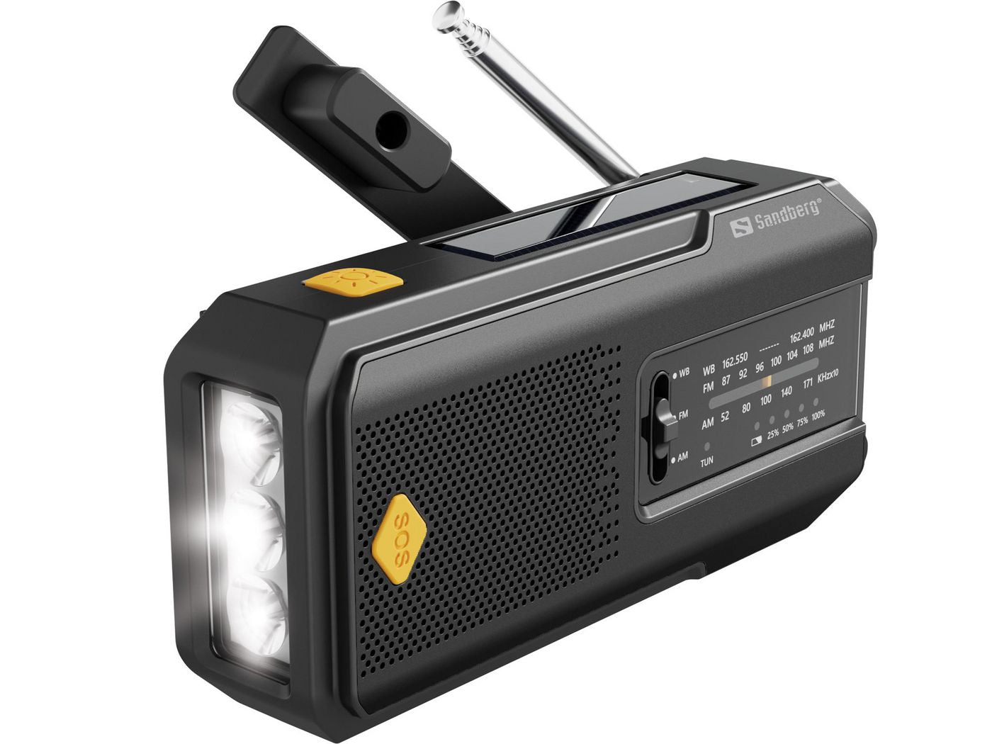 Sandberg Survivor Radio All-in-1 2000 – 3 W RMS, AM, FM