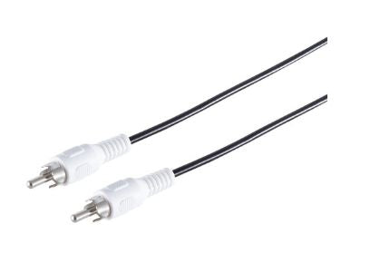 Microconnect Cinch-Kabel (2×) – Stecker zu Stecker – 5 m, vergoldete Stecker