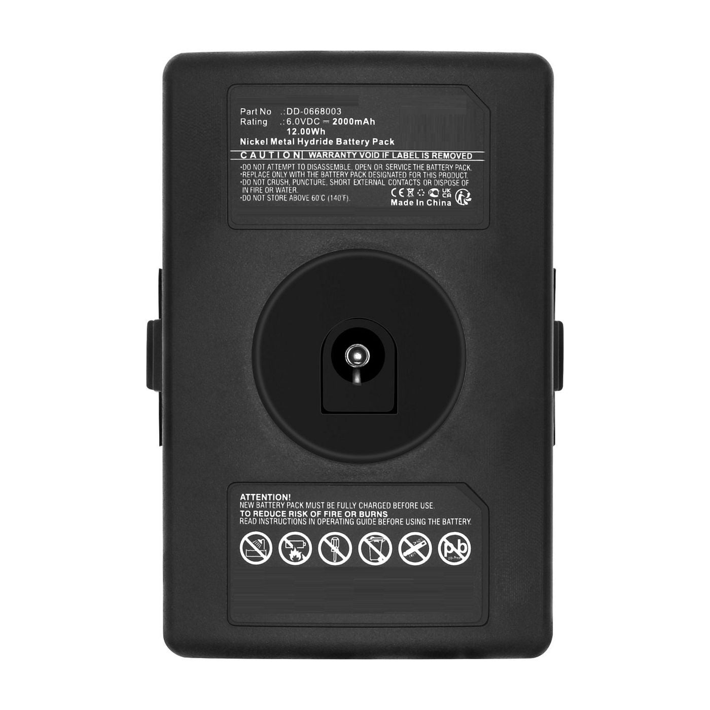 CoreParts Akku MBXVAC-BA0607 12 Wh (6 V, 2000 mAh, NiMH) – 1 Stück – für Dirt Devil M668