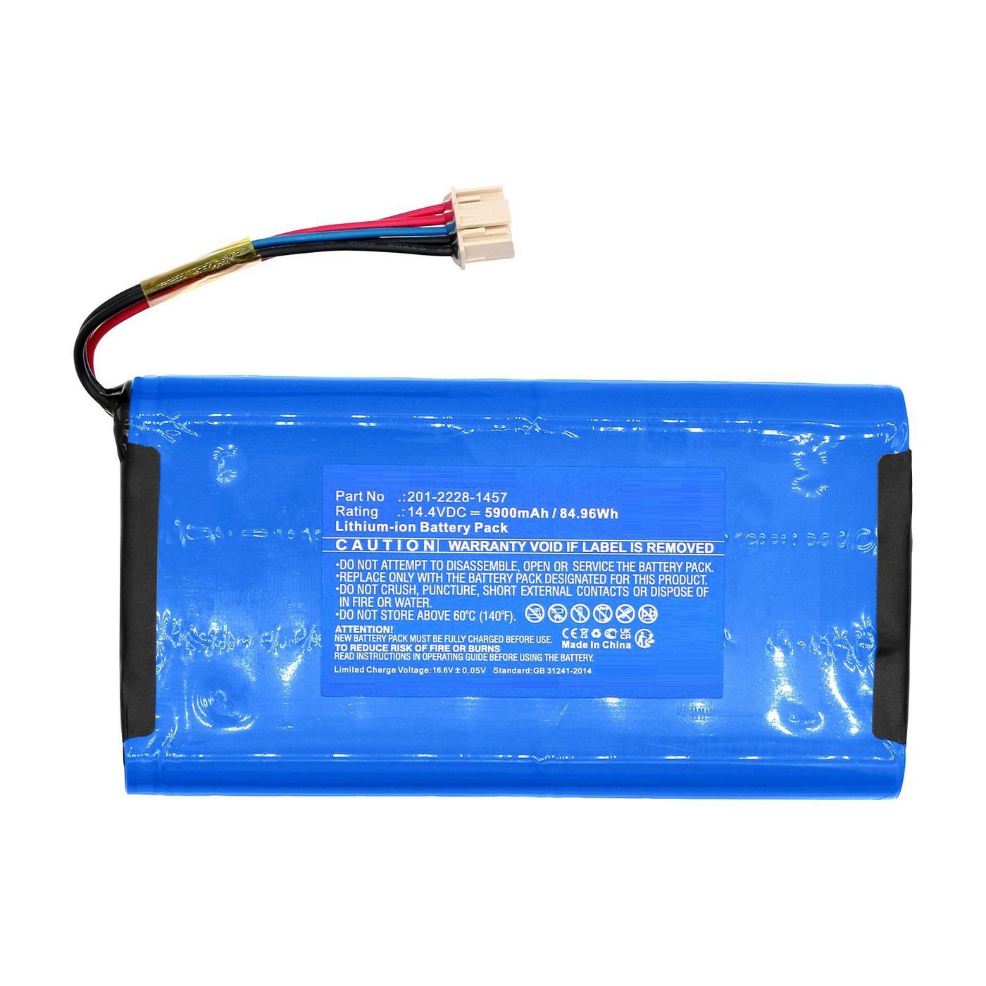 CoreParts Akku 14,4 V 5900 mAh 84,96 Wh – für Ecovacs Staubsauger