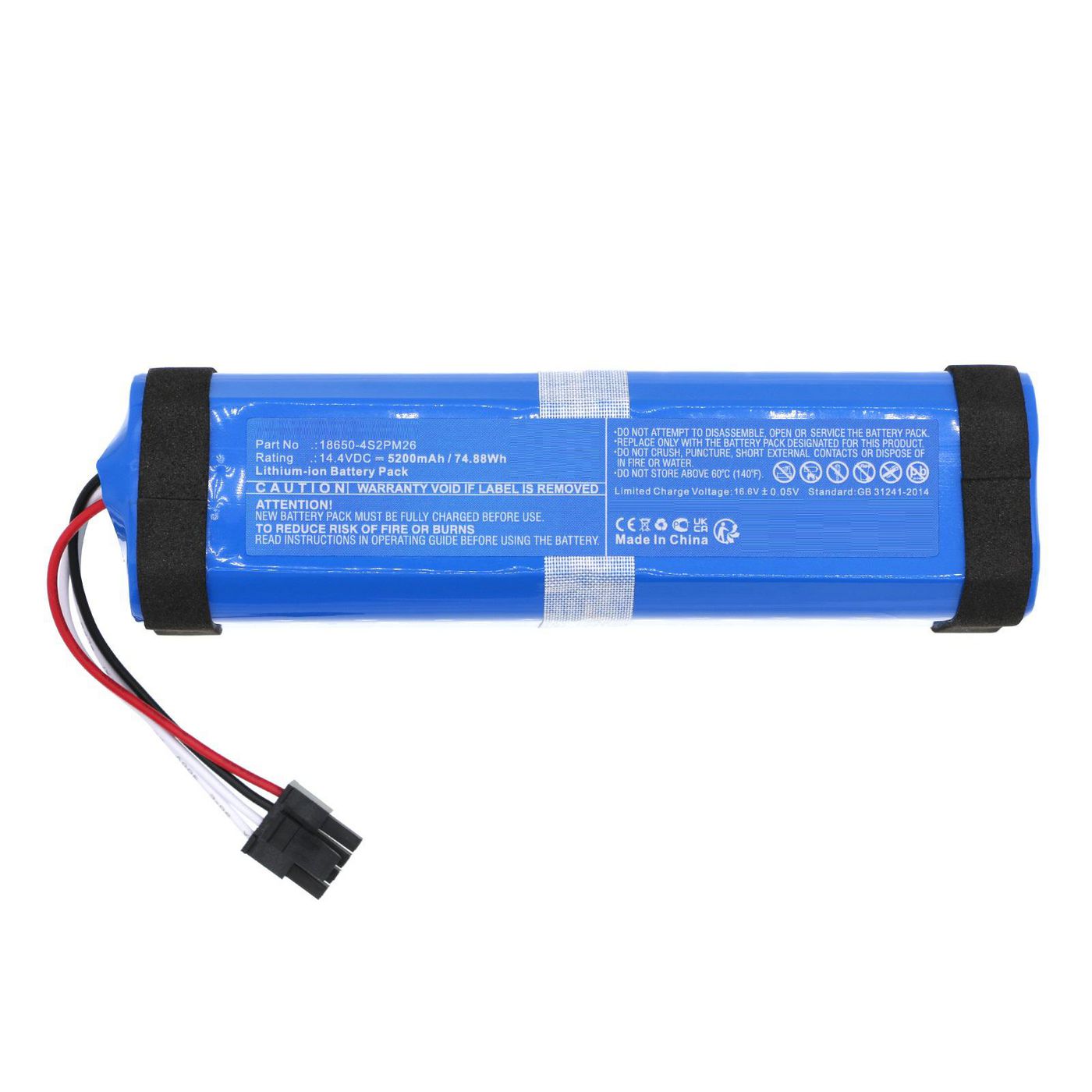 CoreParts Akku 74,88 Wh – für Robzone Duoro ULTIMATE-P/Duoro X-Max Profi/Duoro X-Max Homevac und andere