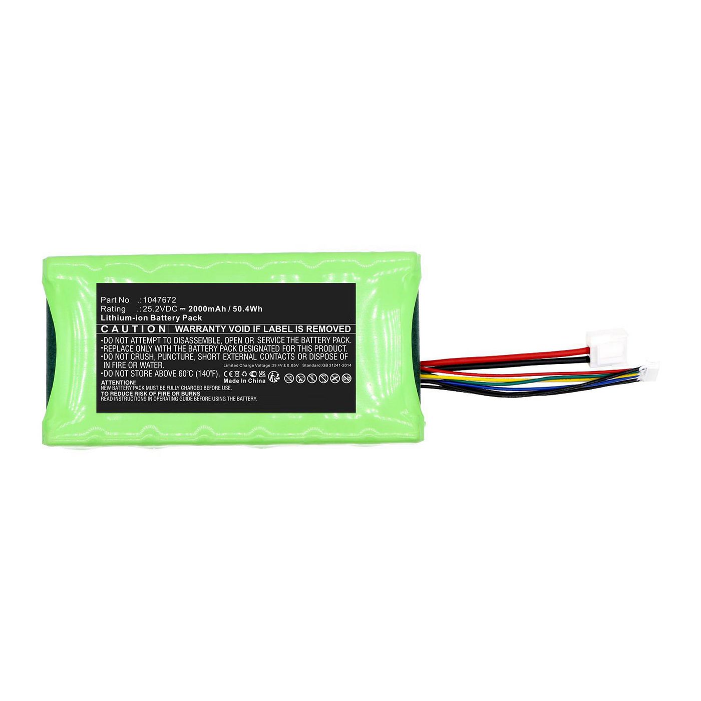 CoreParts Akku 50,4 Wh – 25,2 V, 2000 mAh – für AMICA VM 9001, 1 Stück