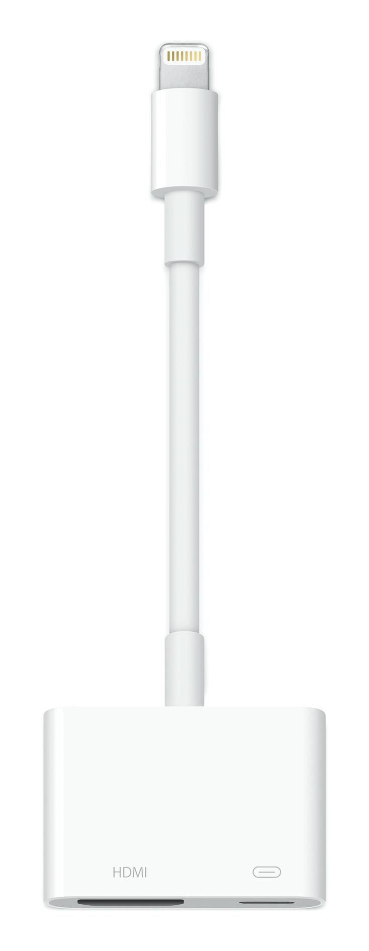 Apple Lightning Digital AV Adapter – 1080p, für Apple iPhone 14 Pro; iPhone 13 und andere, weiss