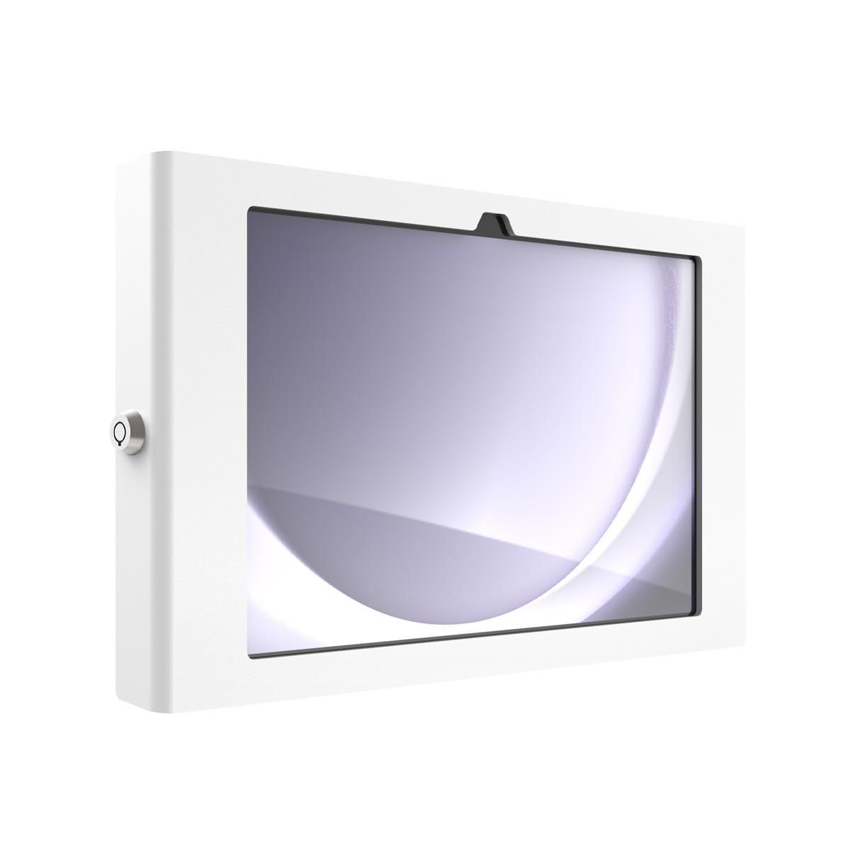 Compulocks Tablet-Rahmen – für Samsung Galaxy Tab A9+ 11", abschliessbar, VESA 100×100 mm – Weiss