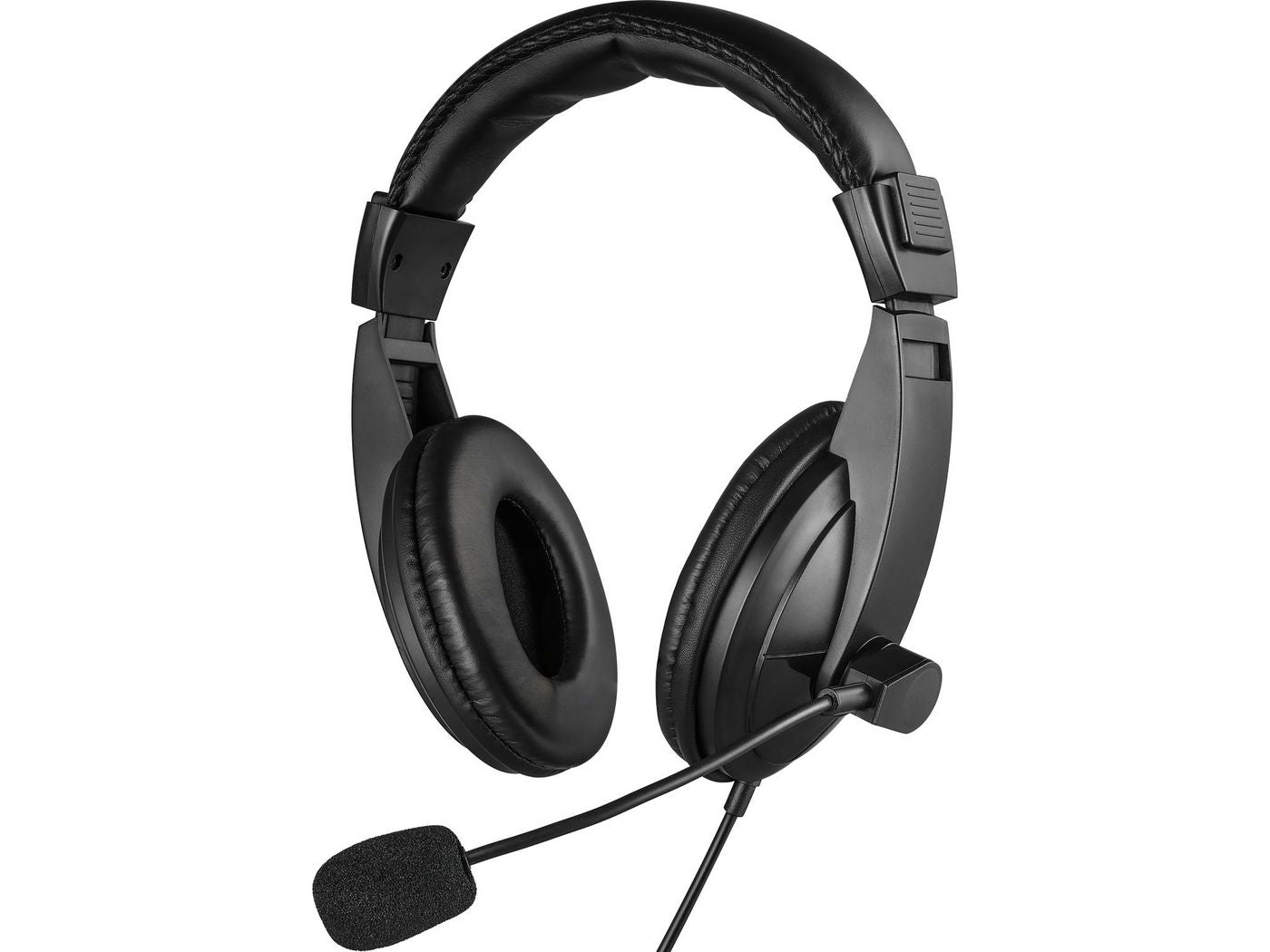 Sandberg Saver MiniJack 325-28 Office-Headset – Over-Ear, Stereo, Kabel, 3,5 mm Klinke, Schwarz