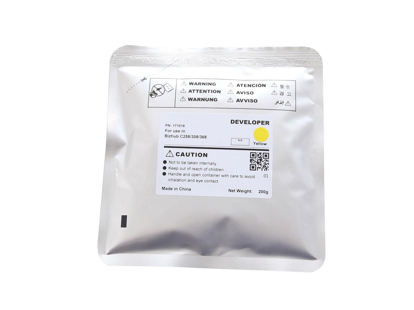 CoreParts Entwicklereinheit Gelb MSP171018 – für Konica Minolta Bizhub C258/C308/C368 und andere