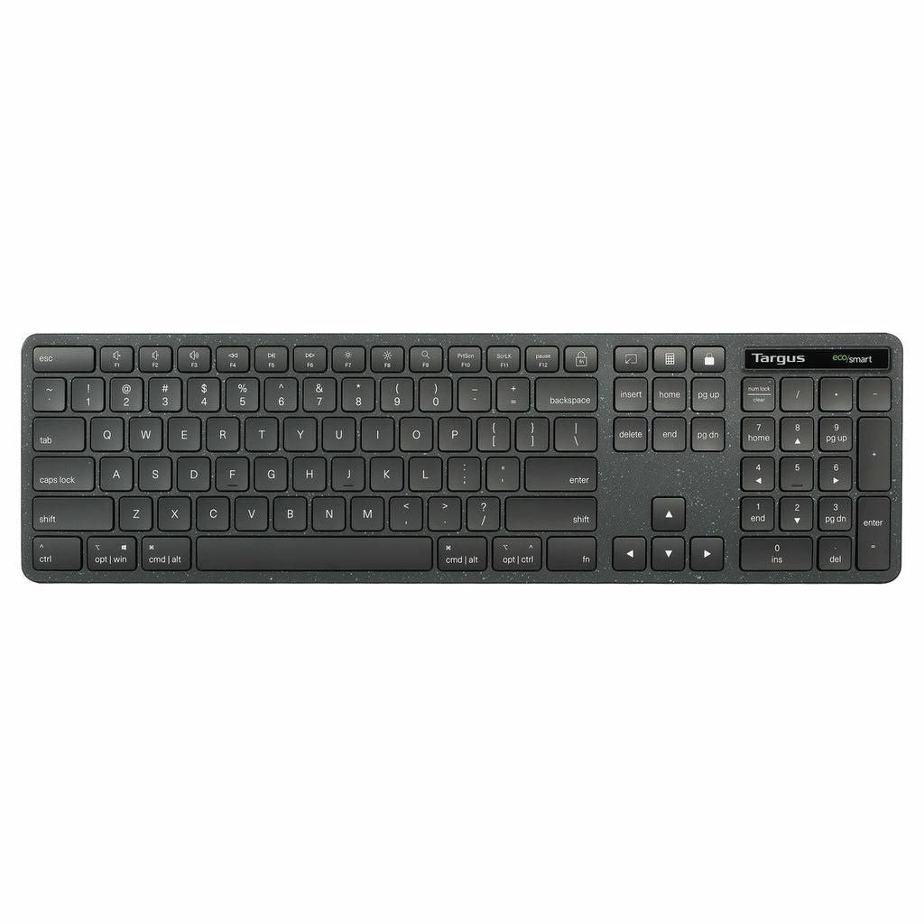 Targus ECOsmart – Tastatur – 100% – kabelgebunden – USB‑A – QWERTY (Nordic) – schwarz – antimikrobiell