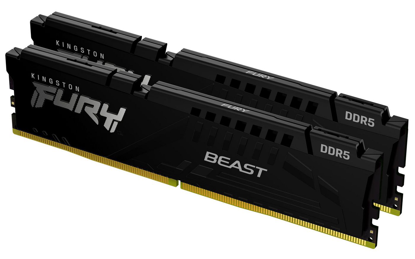 Kingston Technology Kingston FURY Beast – Arbeitsspeicher DDR5 32 GB (2×16 GB) 6000 MT/s CL30, EXPO, Schwarz