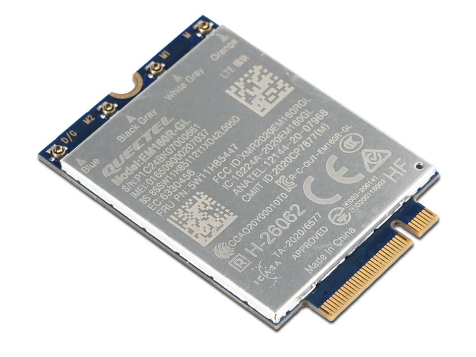 Lenovo 4XC1Q24436 – 4G WWAN-Modul – M.2, 1,0 Gbit/s, für ThinkPad P14 Serie, P16 Serie, X1 Carbon G12