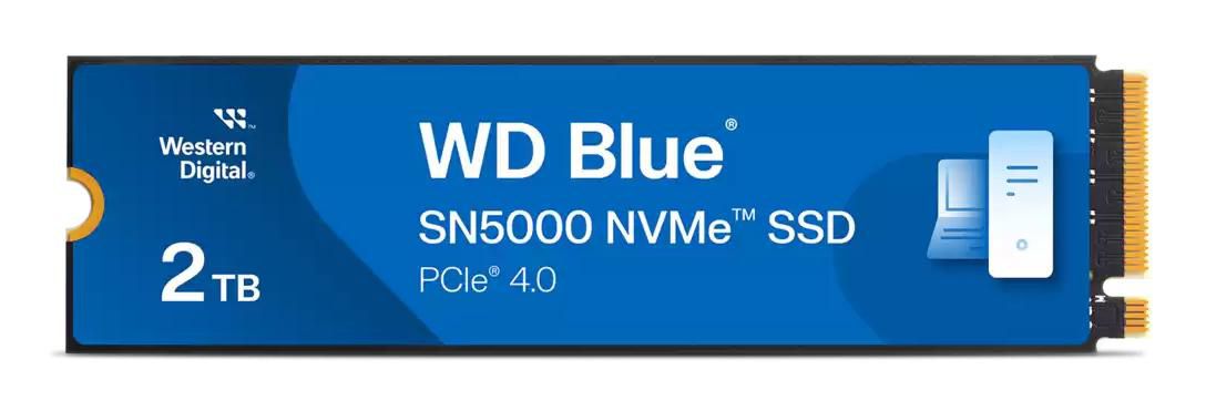 Western Digital M.2 NVMe-SSD – Blue SN5000, 2 TB, PCIe 4.0, 5'150 MB/s