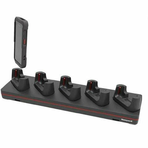 Honeywell CT45 Booted Mehrfach-Ladestation – Slots ×5 – für CT45/CT40/CT45XP u. a. – Schwarz