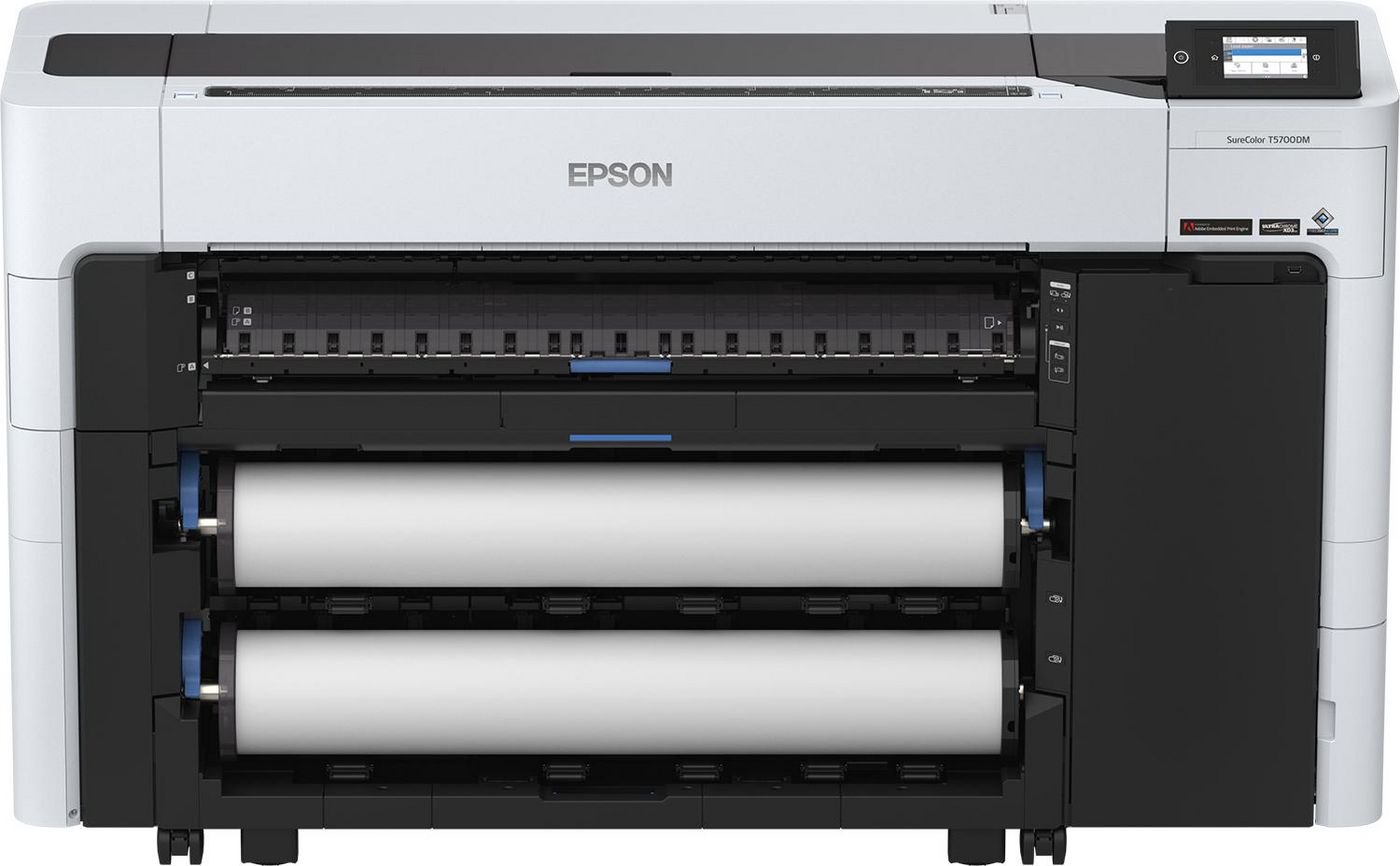 Epson SureColor SC-T5700D – Grossformatdrucker 36", Farbe, PostScript, Dual-Rolle, LAN/WLAN/USB