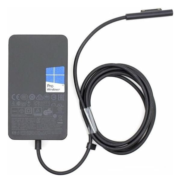 Microsoft Netzteil – 65 W – für Surface – Schwarz