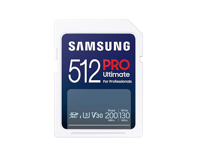 Samsung MB-SY512SB/WW SDXC 512 GB – UHS-I, U3, V30, 200/130 MB/s