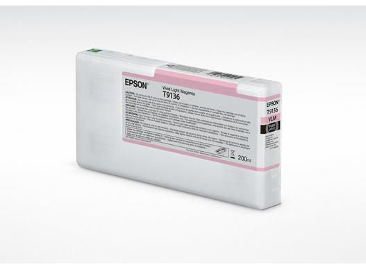 Epson C13T91360N Magenta Tintenpatrone (Original) – 200 ml – für SureColor SC-P5000 STD/STD Spectro/Violet