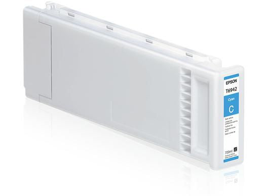 Epson Tintenpatrone T6942, Cyan, 700 ml, Original – für SureColor SC-T7200