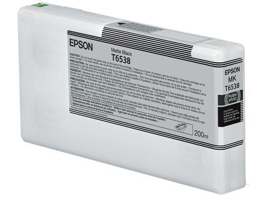 Epson Tintenpatrone C13T65380N, Schwarz, 200 ml, Original – für Stylus Pro 4900 und andere