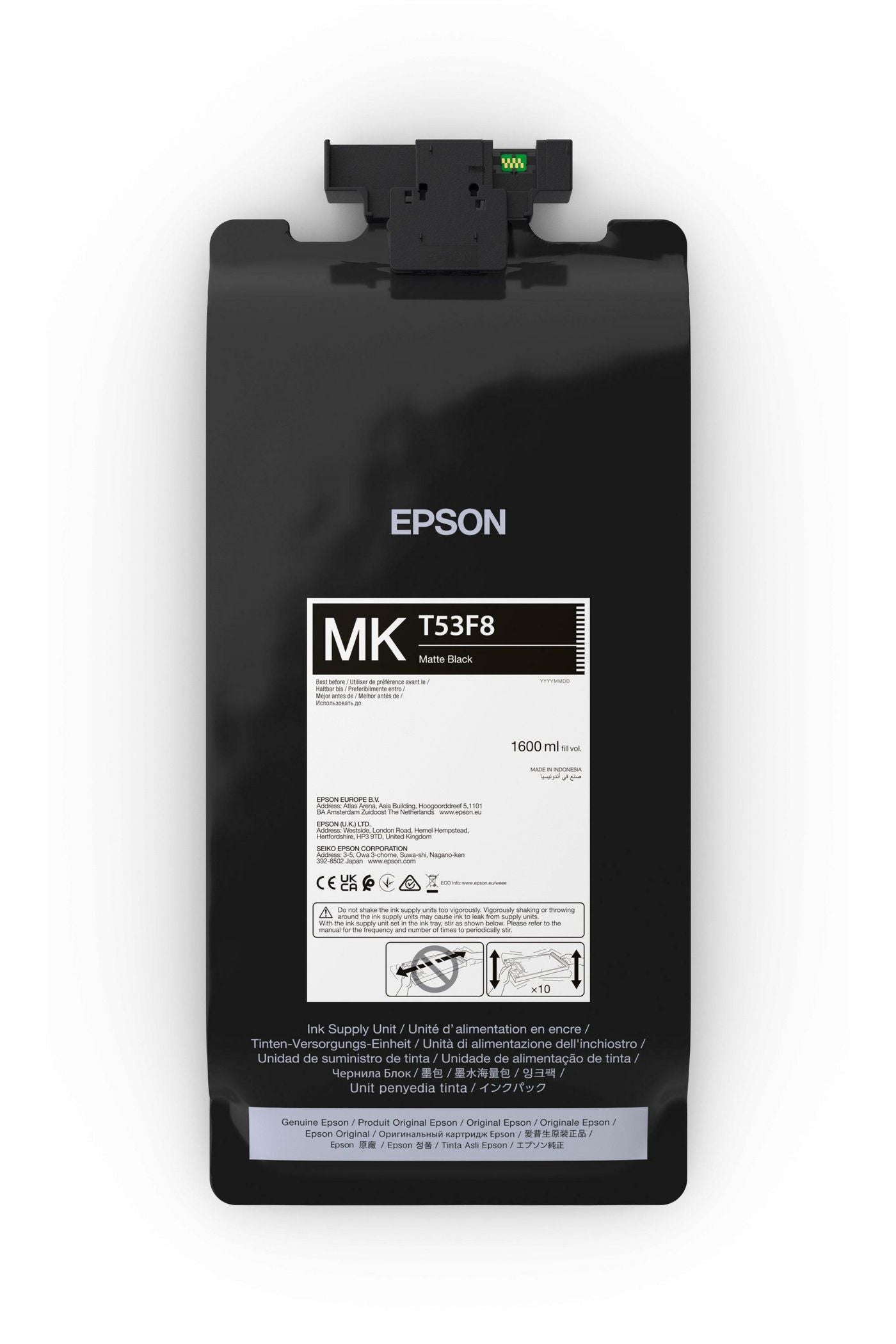 Epson C13T53F80N Foto-Schwarz Tintenpatronen-Multipack, 2er-Set (Original) – für SureColor SC-P8500DL STD