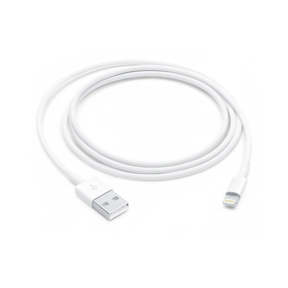 Apple USB-A-zu-Lightning-Kabel – 1 m, weiss, USB 2.0 (480 Mbps)