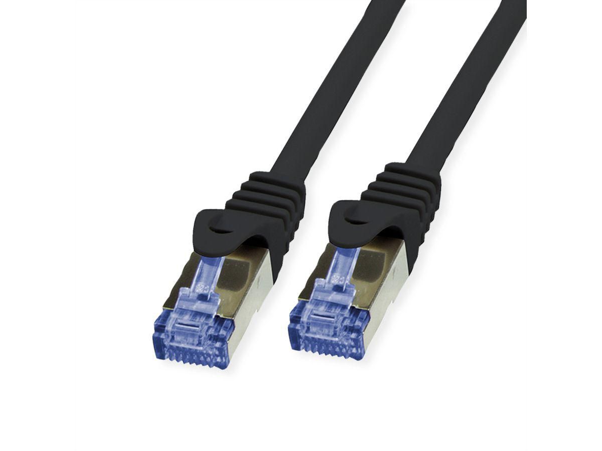 VALUE Patchkabel – Cat6A S/FTP (PiMF), 50 m, Schwarz, LSOH, RJ-45