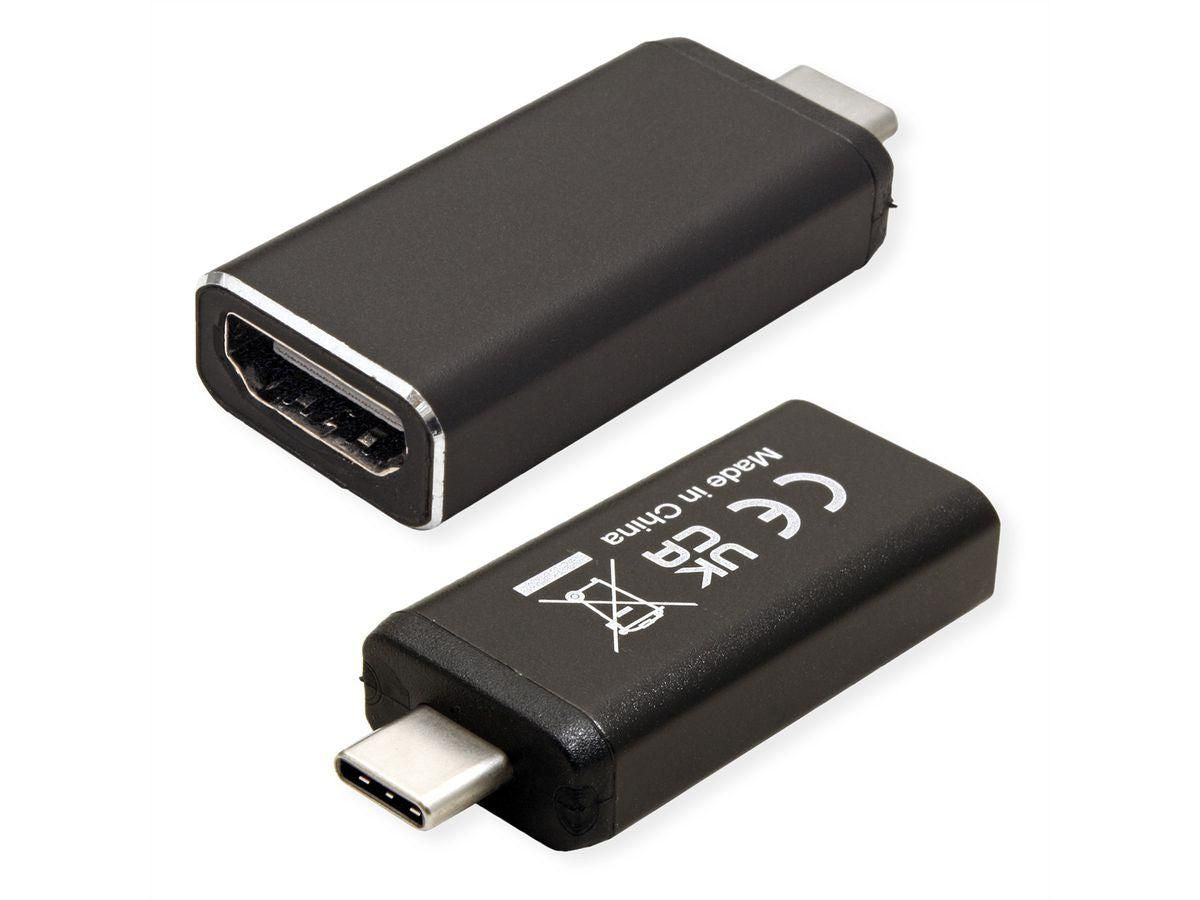 VALUE USB-C zu HDMI Adapter – 4K (3840 × 2160) @ 60 Hz – Schwarz