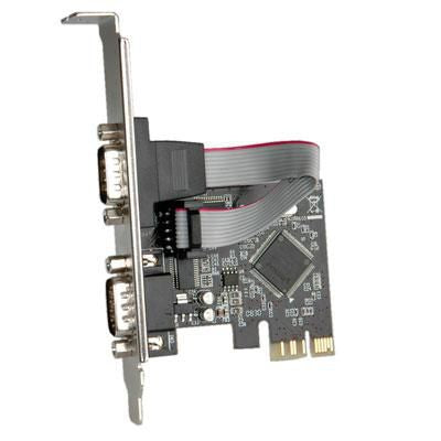 VALUE PCIe Seriell – 2×DB‑9 (RS‑232)