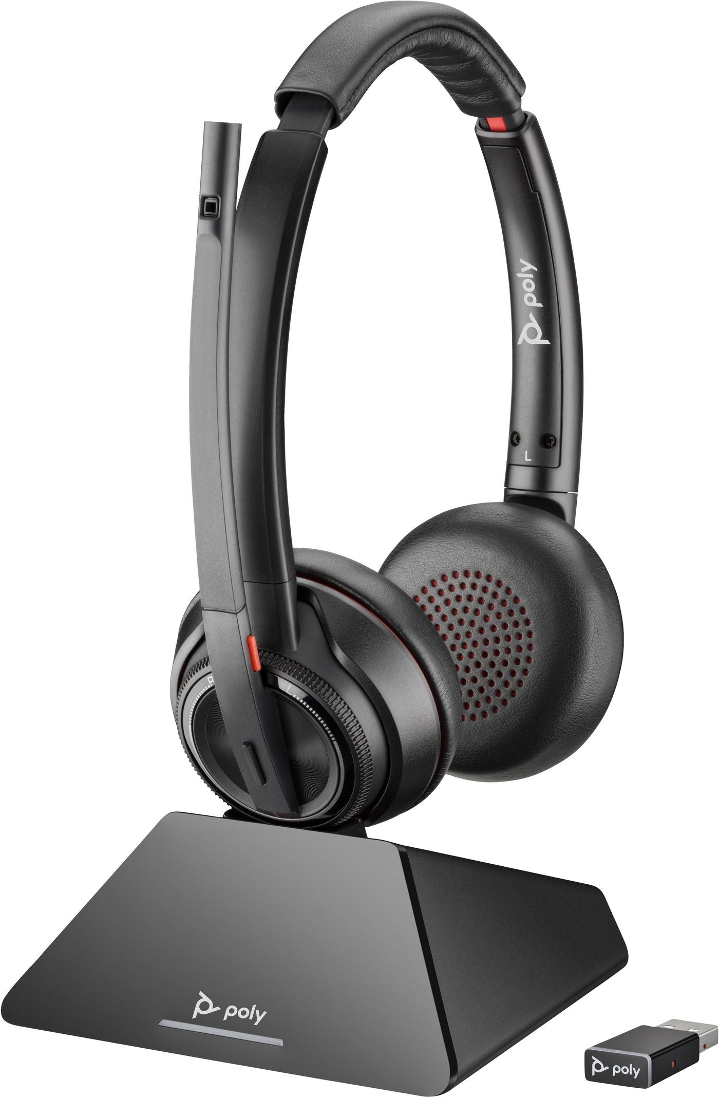 Poly Savi 8220 UC – Headset – DECT/USB‑A – für Microsoft Teams
