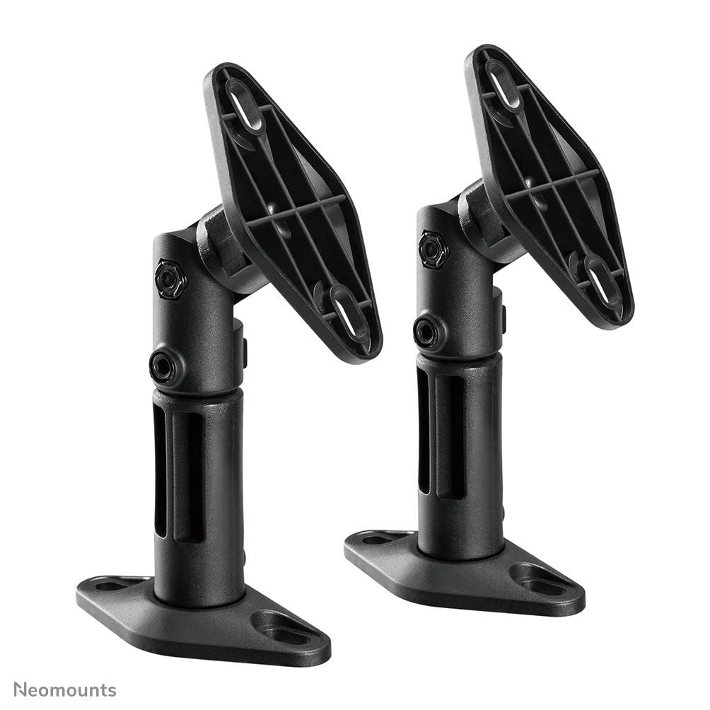 Neomounts SPEAKER-W100BLACK – Lautsprecherhalterung, Wand/Decke, 3,5 kg Tragkraft, neigbar 180°, drehbar 360°