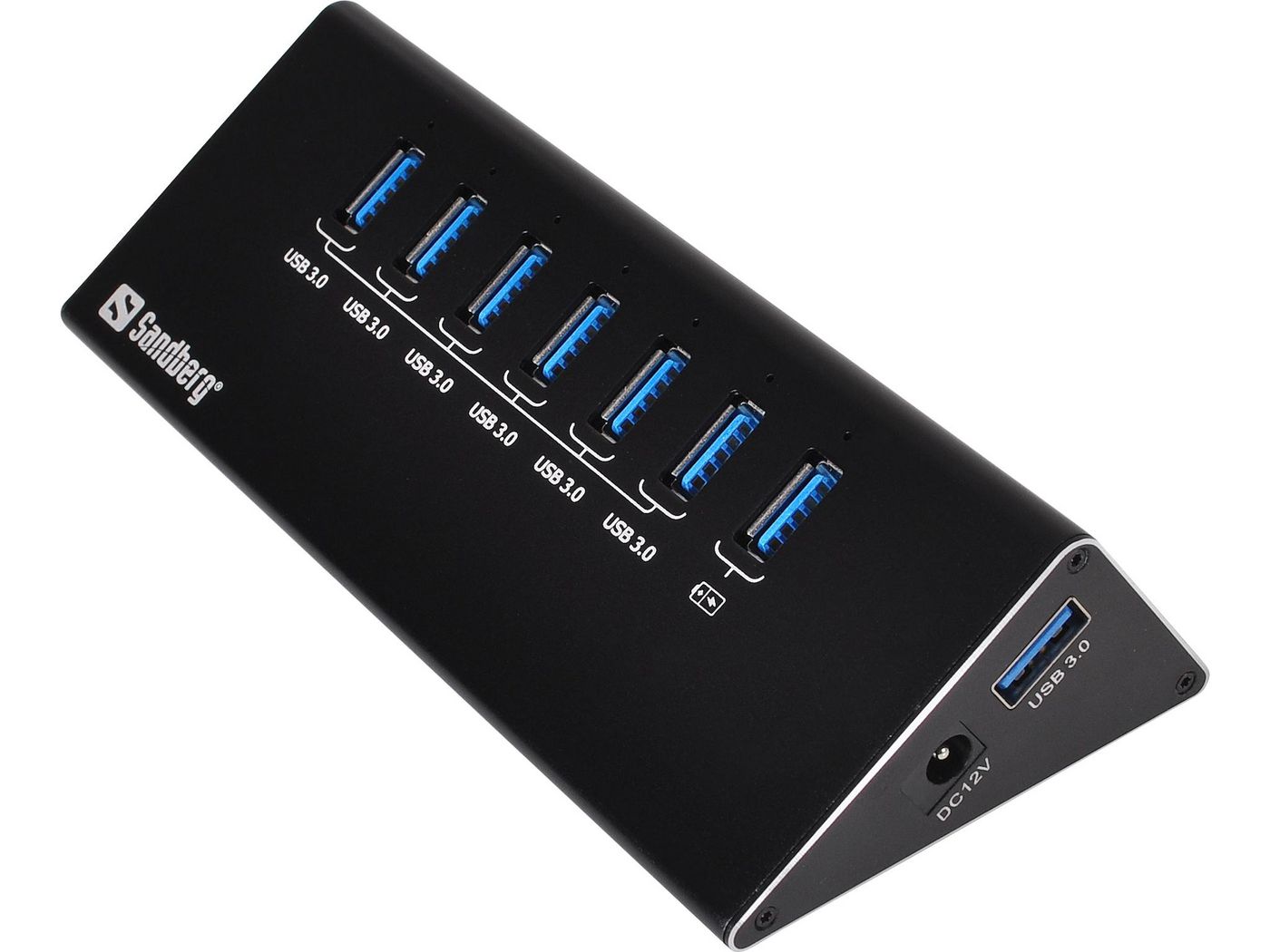 Sandberg USB-Hub – USB 3.0, 6× USB-A, für Windows/Mac