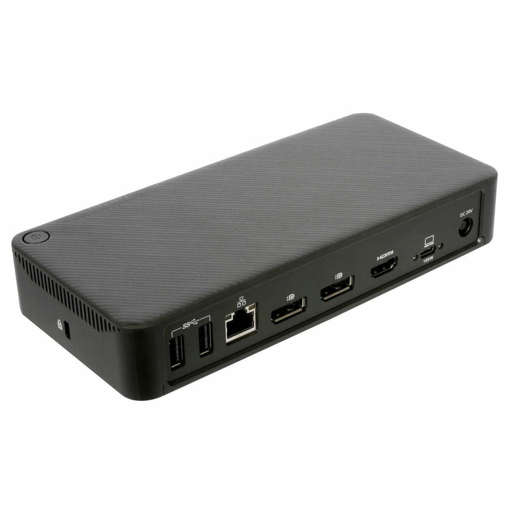 Targus DOCK460EUZ Dockingstation – USB4, 2× DP, 1× HDMI, 4× USB-A, 2× USB-C, 100 W PD, 2,5GbE, für Windows/Mac