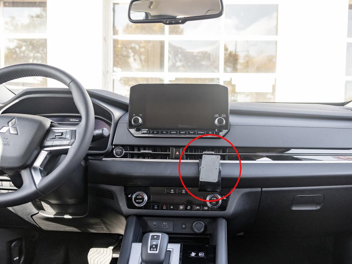 Brodit Proclip 855955 – Auto-Halterung – Befestigungssockel für Mitsubishi Outlander (2022–2025) – Schwarz