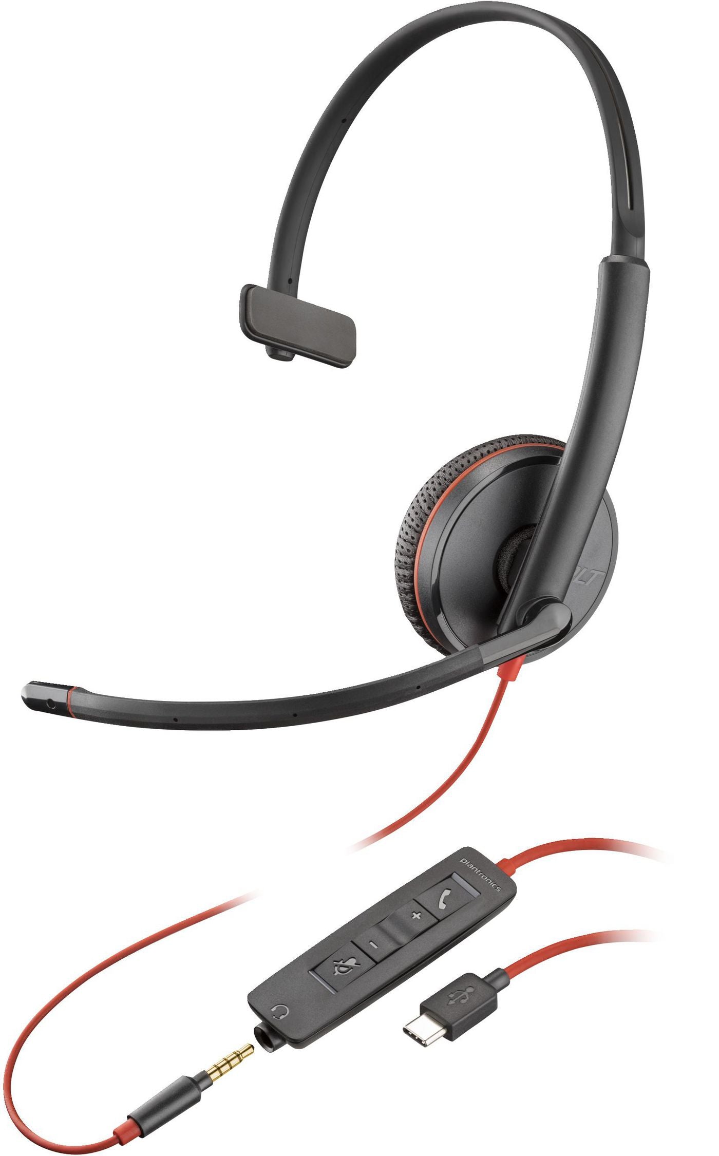 Poly Blackwire C3215 Monaural – Kabelgebunden, Büro/Callcenter