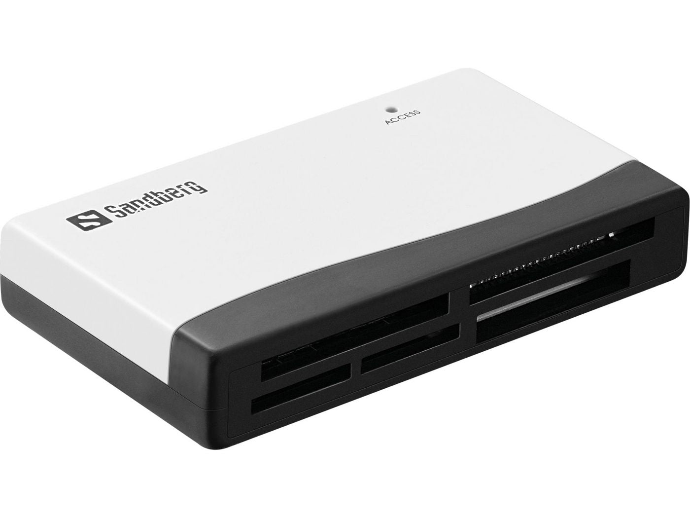 Sandberg USB-Kartenleser USB – CF, MMC, MS, microSD, SD/SDHC/SDXC, xD – 480 Mbit/s – für Windows, Mac