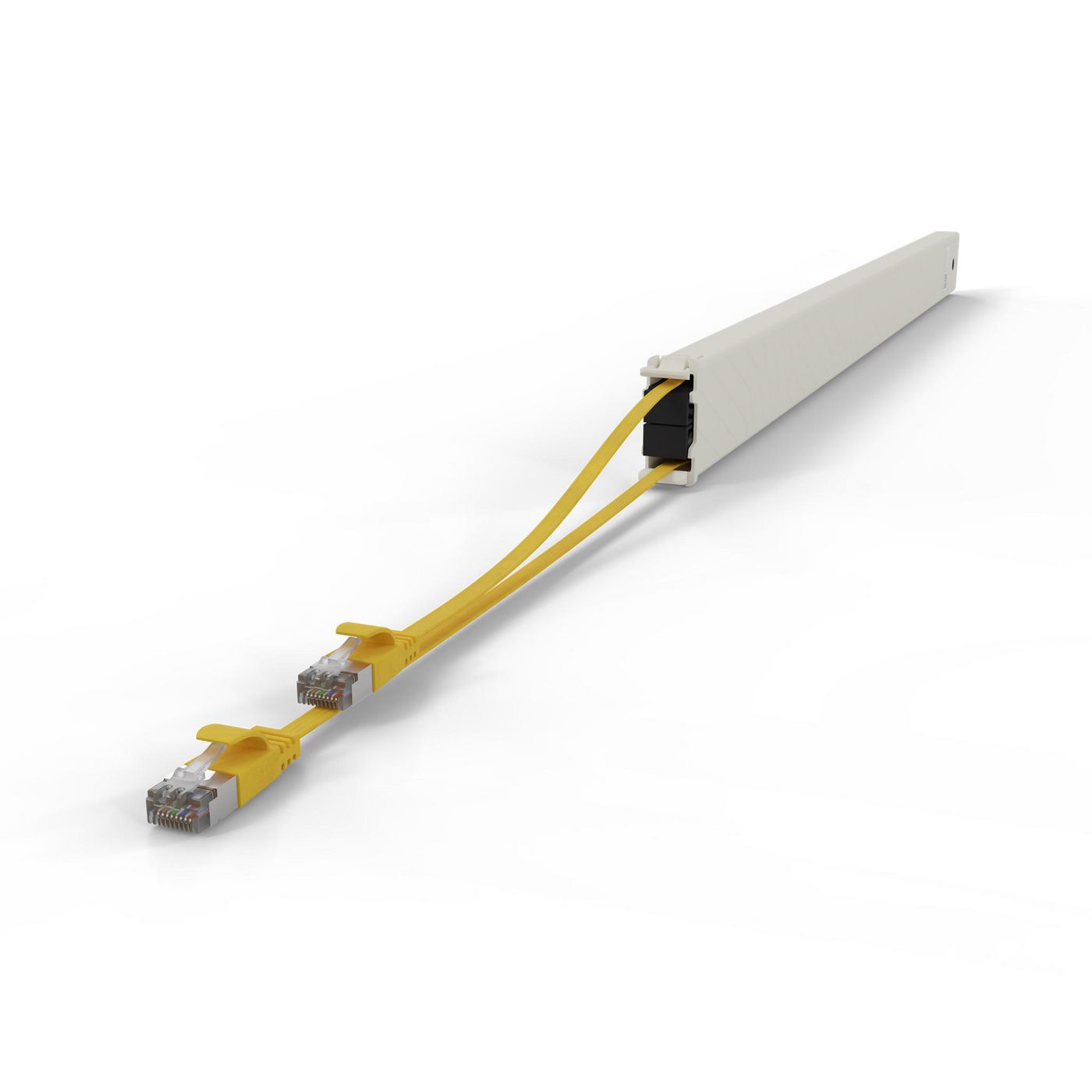 PATCHBOX one Cassette 46RU Patchkabel – Cat6a U/FTP (STP), 2,5 m, Gelb, RJ-45