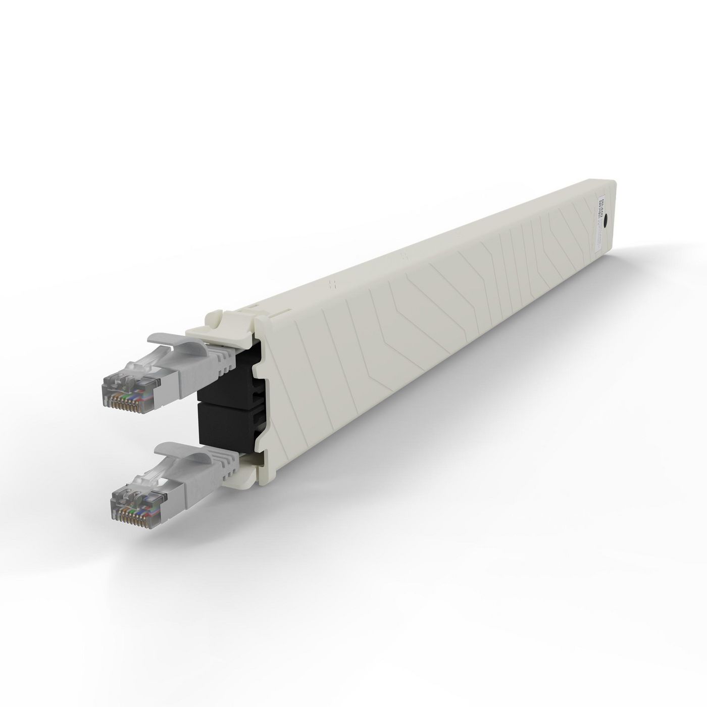 PATCHBOX Cassette 8RU Patchkabel – Cat6a U/FTP (STP), 0,8 m, Grau, RJ-45