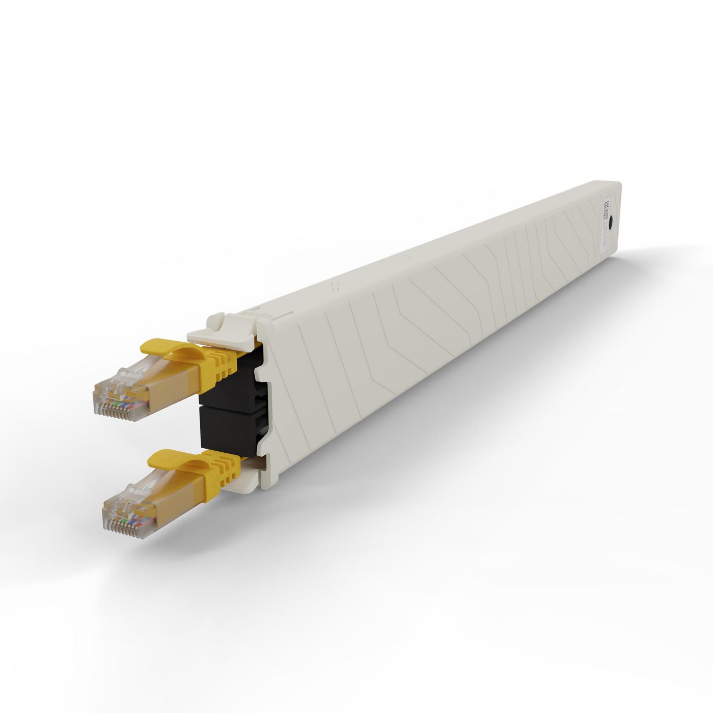PATCHBOX .one Cassette 8RU Patchkabel – Cat6a U/UTP, 0,8 m, Gelb, RJ-45