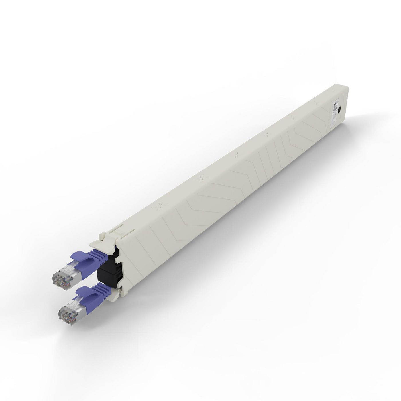 PATCHBOX Cassette 8RU Patchkabel – Cat6a U/FTP (STP), 0,8 m, Violett, RJ-45