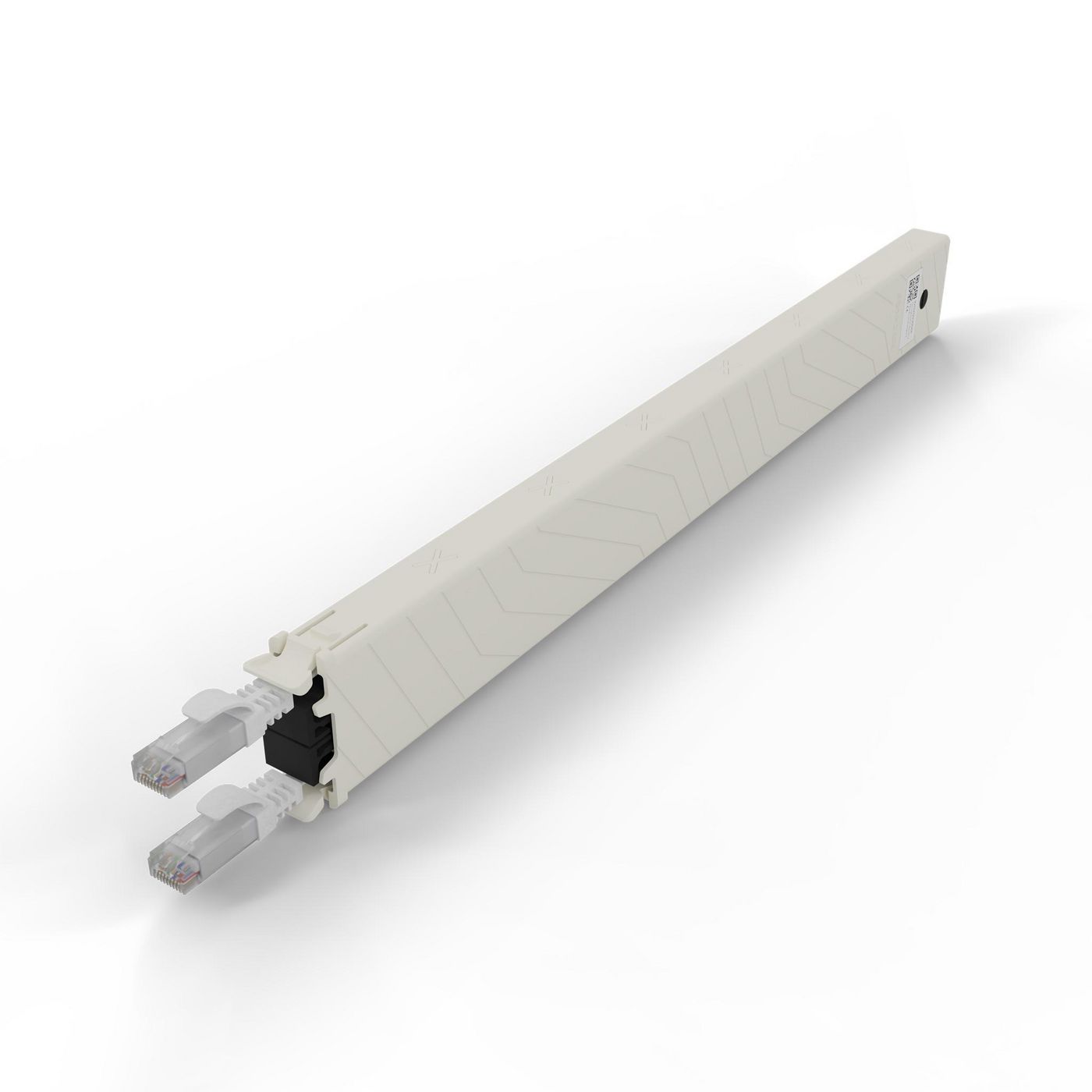 PATCHBOX .one Cassette 8RU Patchkabel – Cat6a U/UTP, 0,8 m, Weiss, RJ-45