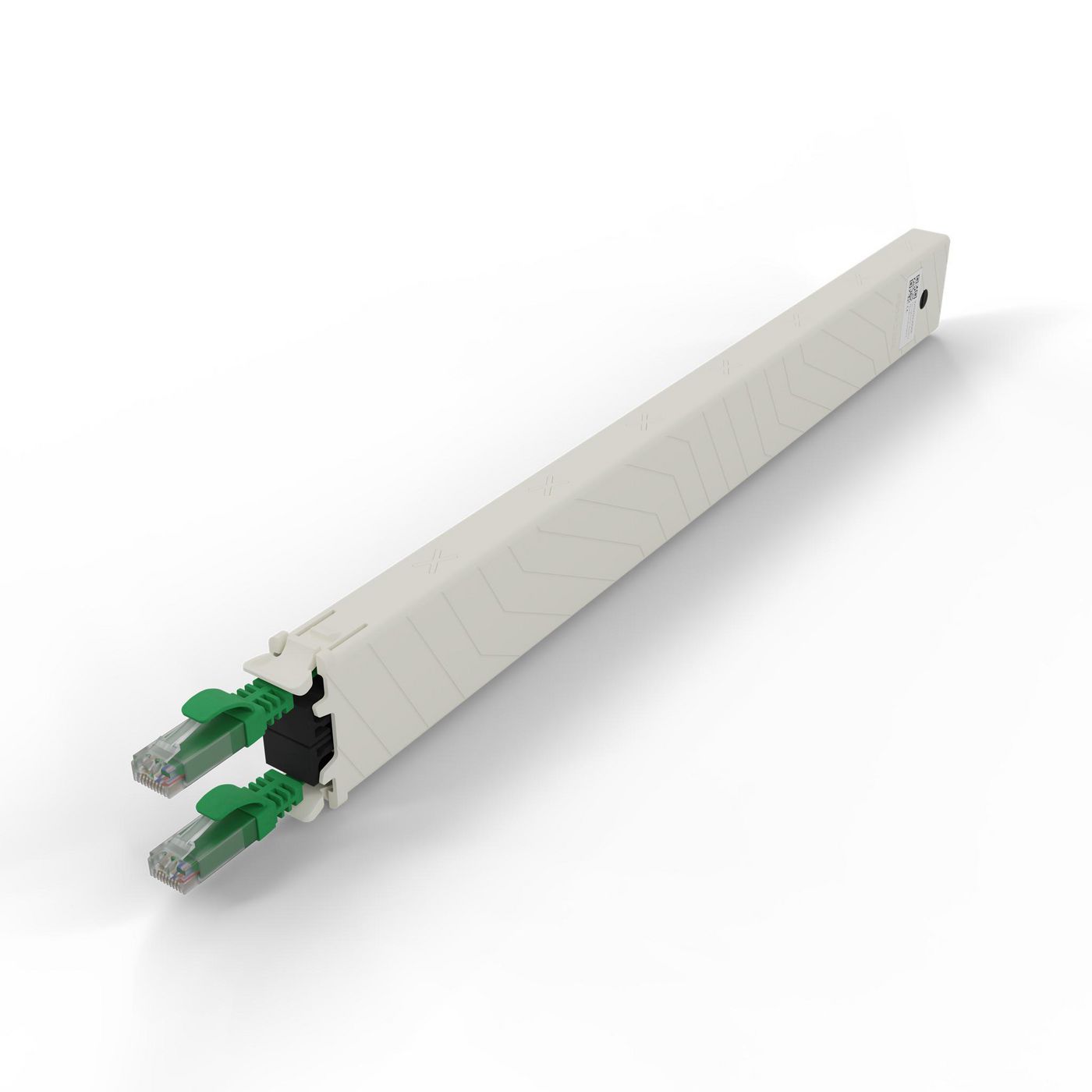 PATCHBOX .one Cassette 8RU Patchkabel – Cat6a U/UTP, 0,8 m, Grün, RJ-45