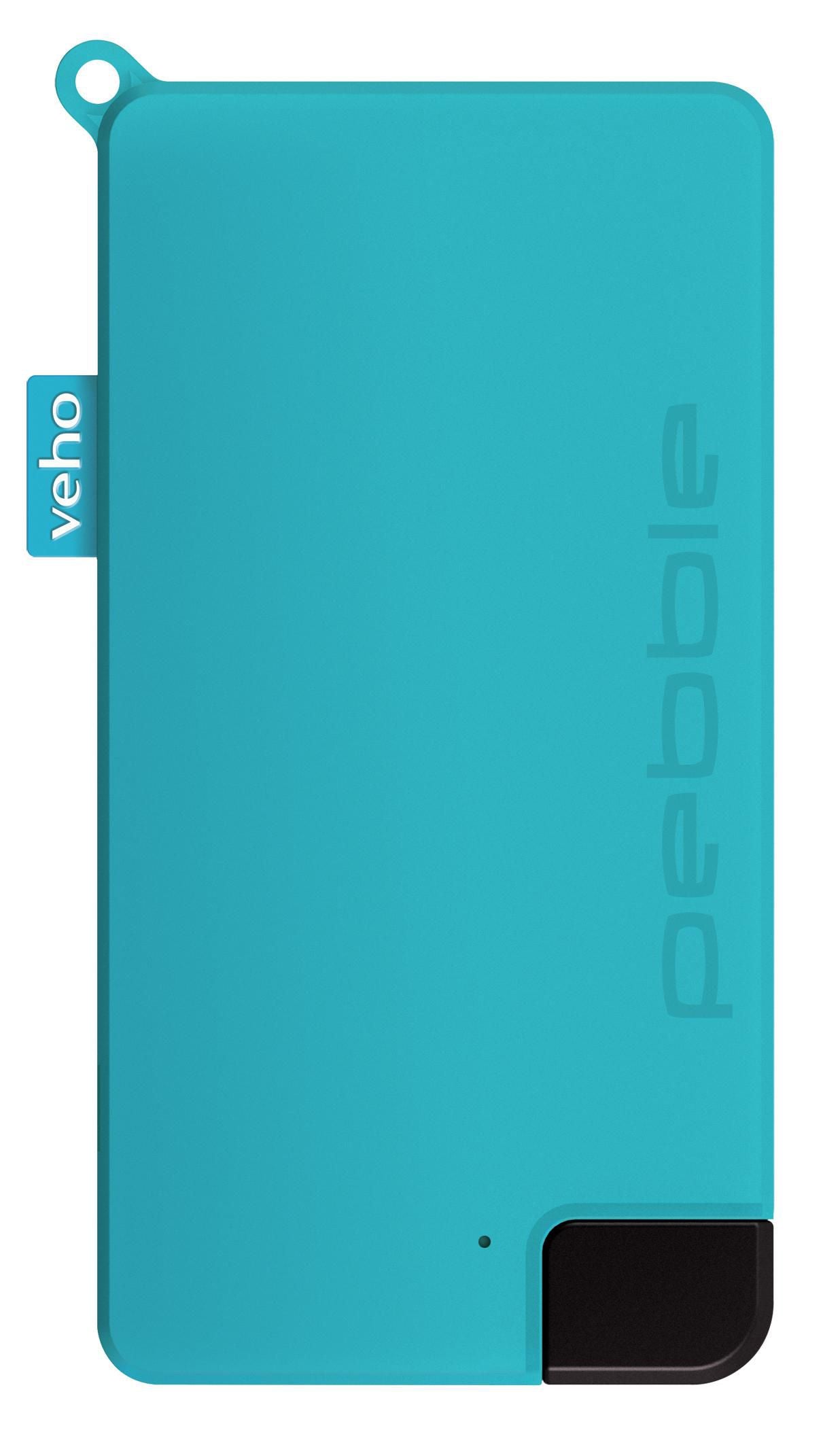 Veho Powerbank 1000 mAh, 1× USB-C, für Smartphones, Blau