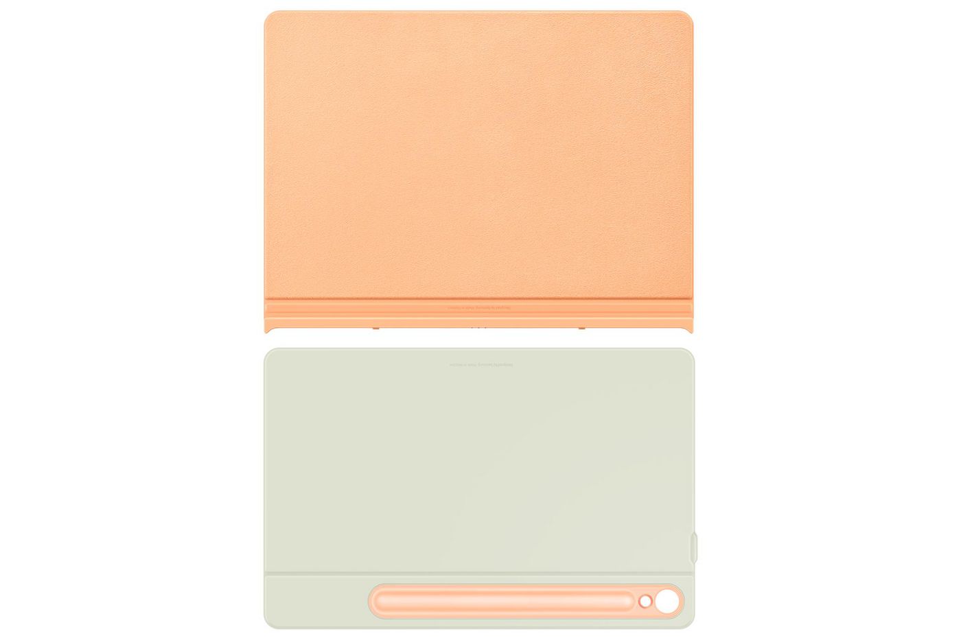 Samsung Book Cover EF-BX710 Notebook-Schutzhülle – für Galaxy Tab S9, S9 FE (11"), Kunststoff, Orange