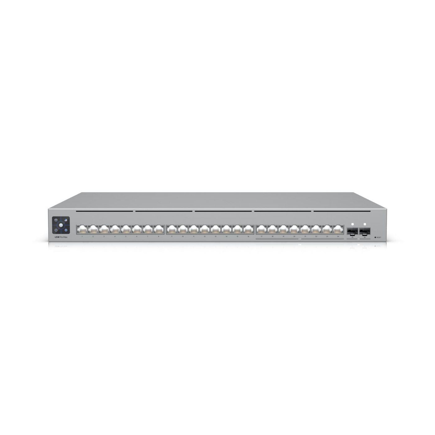 Ubiquiti Pro Max 24 – Managed L3 Switch – 16× 1G, 8× 2.5G, 2× SFP+, 1U