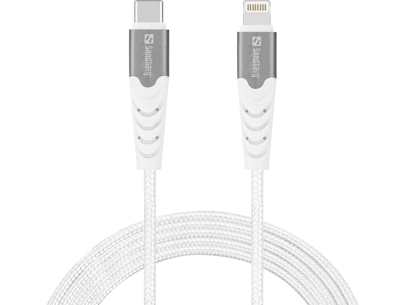 Sandberg USB-C auf Lightning Kabel, 2 m, Schnellladen, MFi-zertifiziert