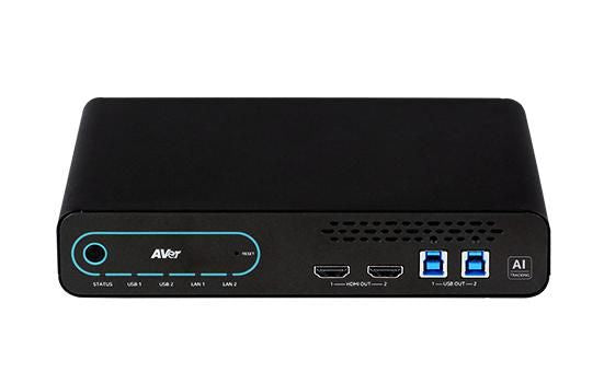 AVer MT300 – HDMI Matrix, 3× HDMI Eingang / 2× HDMI Ausgang, 4K@60 Hz, PoE, RS-232, 2× USB-B, Audioverfolgung, Schwarz