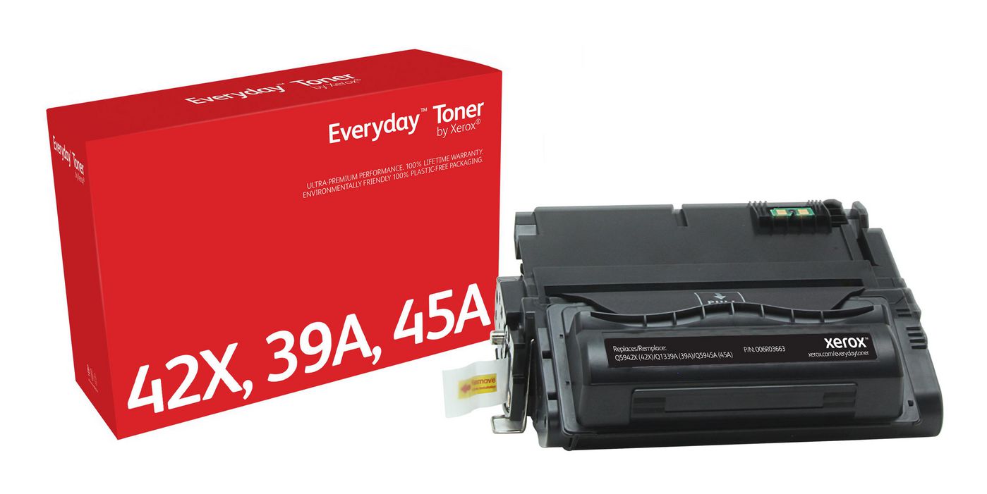 Xerox Toner 42X/39A/45A – schwarz – für HP
