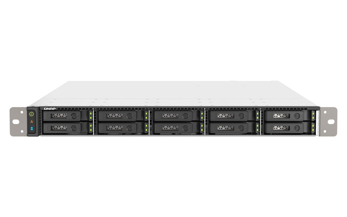 QNAP TS-H1090FU-7232P-64G Allgemeines Speichergerät – NVMe, U.2/U.3, 1U, 10-Bay, 2,5"